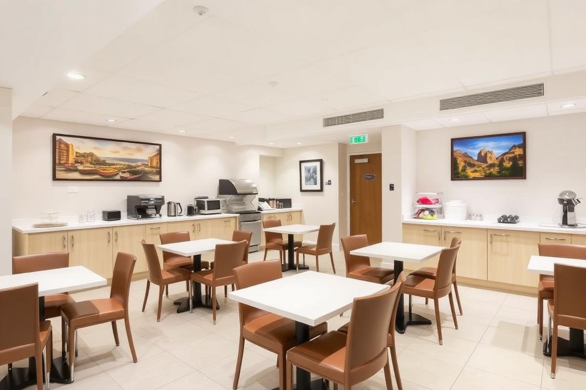 3 star hotel breakfast dining area