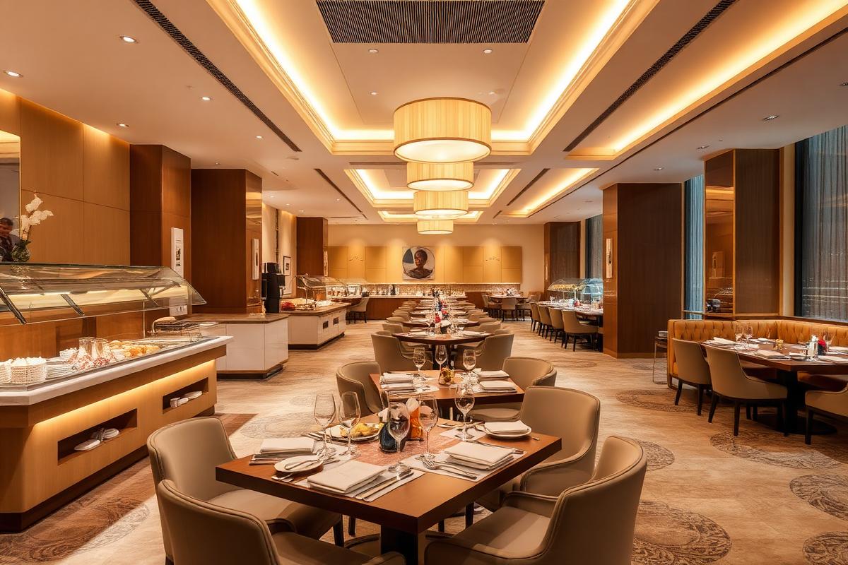 4 star hotel buffet restaurant